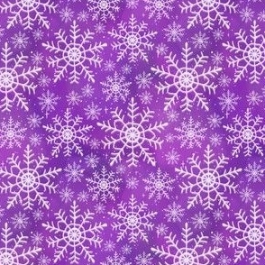 Snowflakes Purple