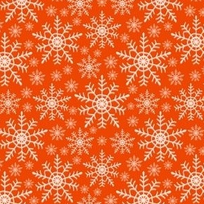 Snowflakes Orange