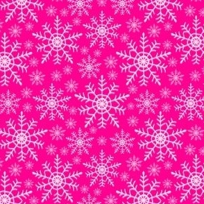 Snowflakes Pink