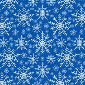 Snowflakes Blue