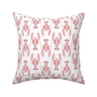 Red Tribal Lobster Nautical