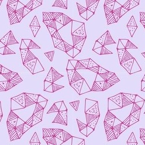 Paperfolds pink lilac