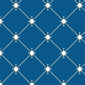 Trellis of Versailles (3 inch) in Imperial Blue
