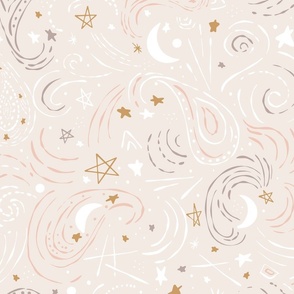 Written in the stars neutral brown blush Large Scale by jac slade