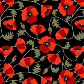 small_scale_poppies_red_black5x5in-01-01