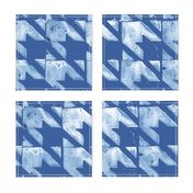 classic_houndstooth_rustic_handprinted_blockprint in denim blue shades