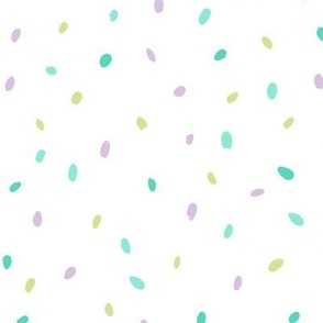 speckles lilac yellow mint 