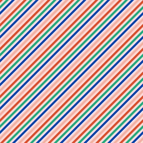 4 Colored Diagonal Stripes, striped, kids, fashion, clothing, unisex