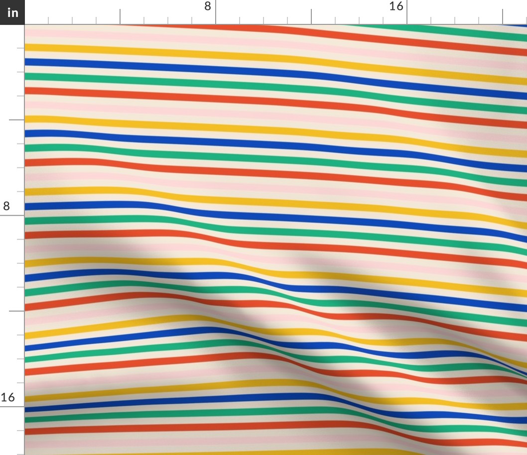 Rainbow Stripes Horizontal, striped, kids, fashion, clothing, unisex