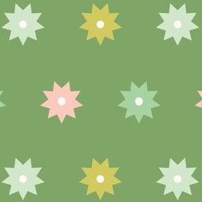 Star Dots Green | Lg.