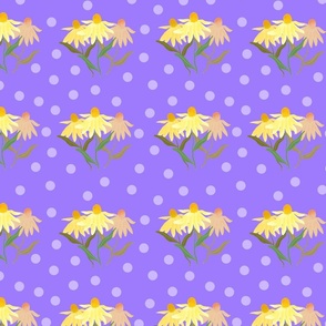 Cornflowers on Lavender — Large