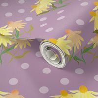 Cornflowers on Soft Lilac — Large