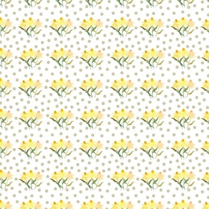 Cornflowers on White — Small