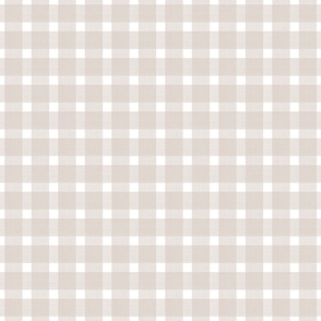 gingham small - sand 
