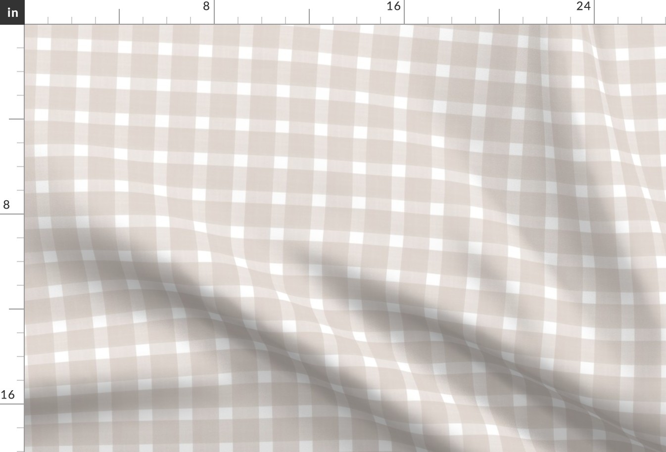 gingham small - sand 