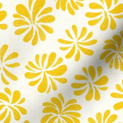 Color Pop Floral - Yellow Mustard