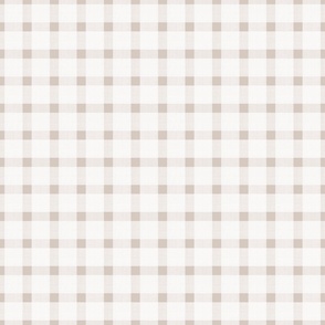 gingham small - sand reverse