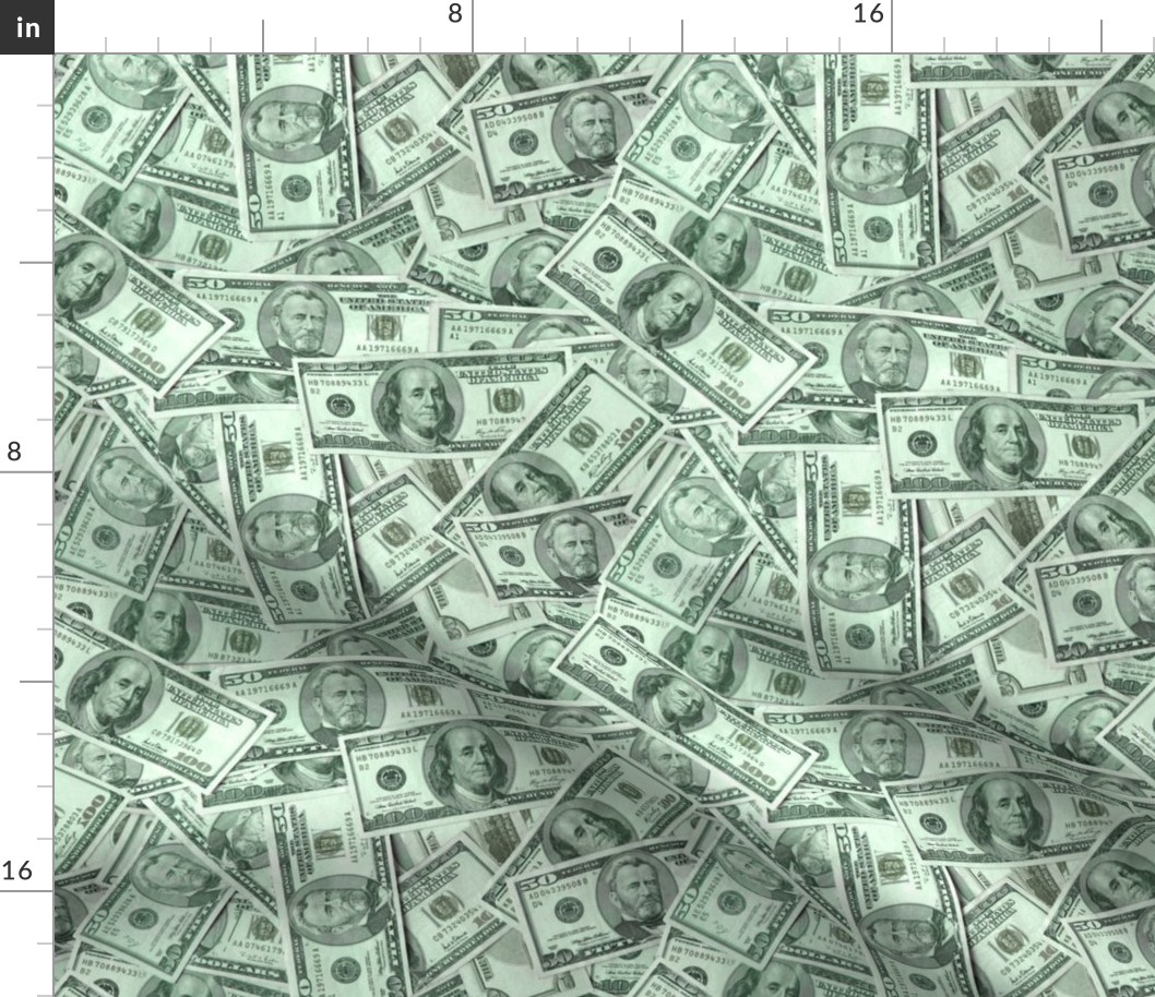 Money Dollar Bills Pattern