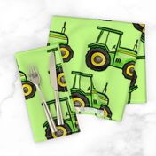 Tractor Watercolor - Green