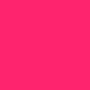 Solid neon rose hot pink