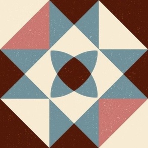 Normal scale • Mid century tiles - 60's (pink)