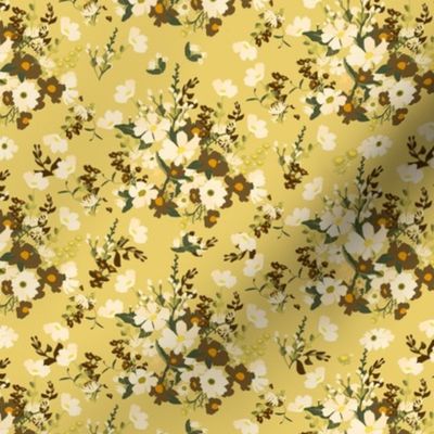 Breezy Boho Floral in Yellow