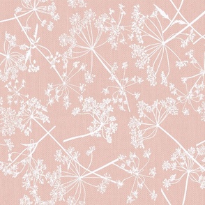 Blush Lace Fabric, Wallpaper and Home Decor