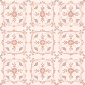Coral Tile Pattern