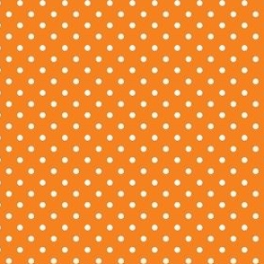 Bright Orange and Grey Mini dot 2