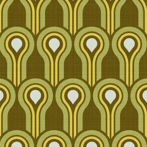 Retro Geometric Sage Green