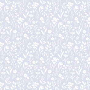 ditsy Spring pattern powder blue