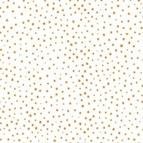 Orange and Grey Irregular Dot 1