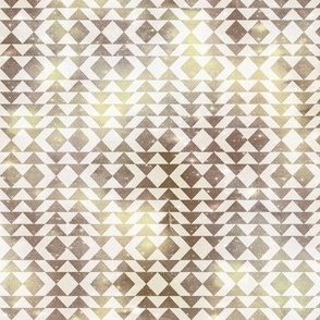 Stardust triangles Blender Olive gold on beige Small scale