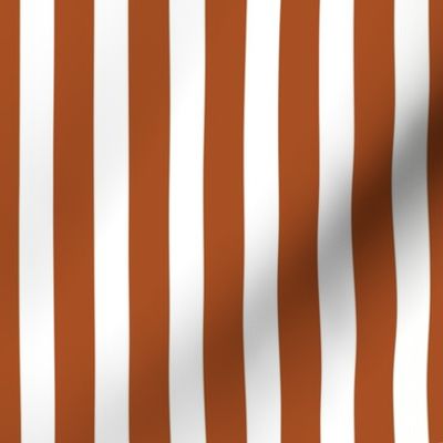 0,66´´ Cinnamon stripes on white