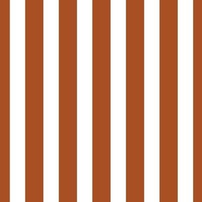 0,66´´ Cinnamon stripes on white