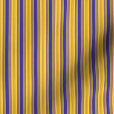 blue yellow ticking stripes