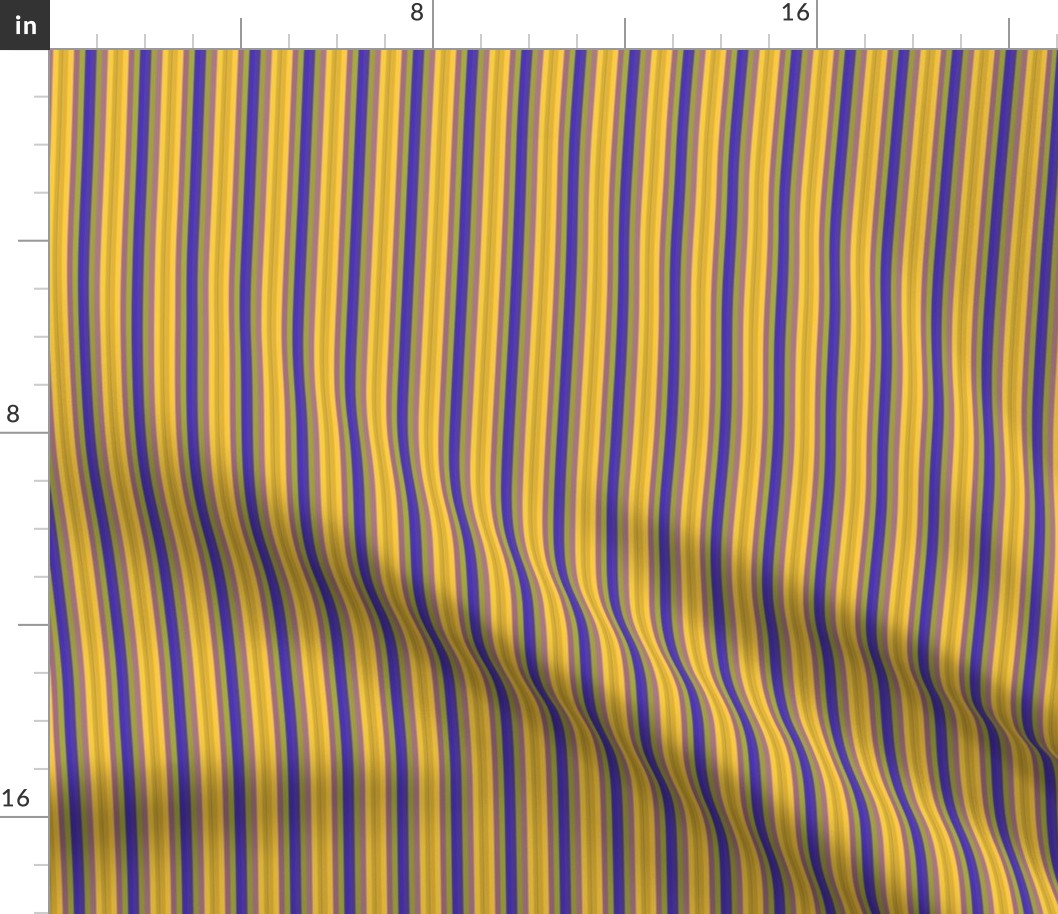 blue yellow ticking stripes