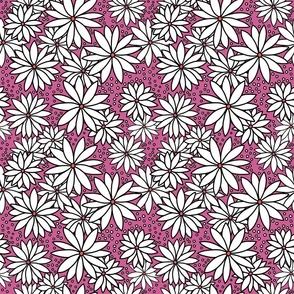 Pointed Flowers Pattern - In Bloom