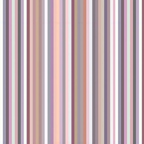 soft pink blush and brown stripes