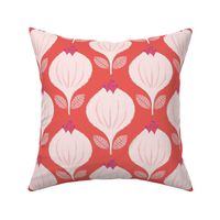 Spring Tulip coral-Medium