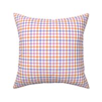 Three Colors Gingham, Peach, Medium 