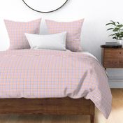 Three Colors Gingham, Peach, Medium 