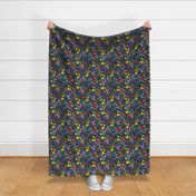 Navy Ditsy Floral (large)