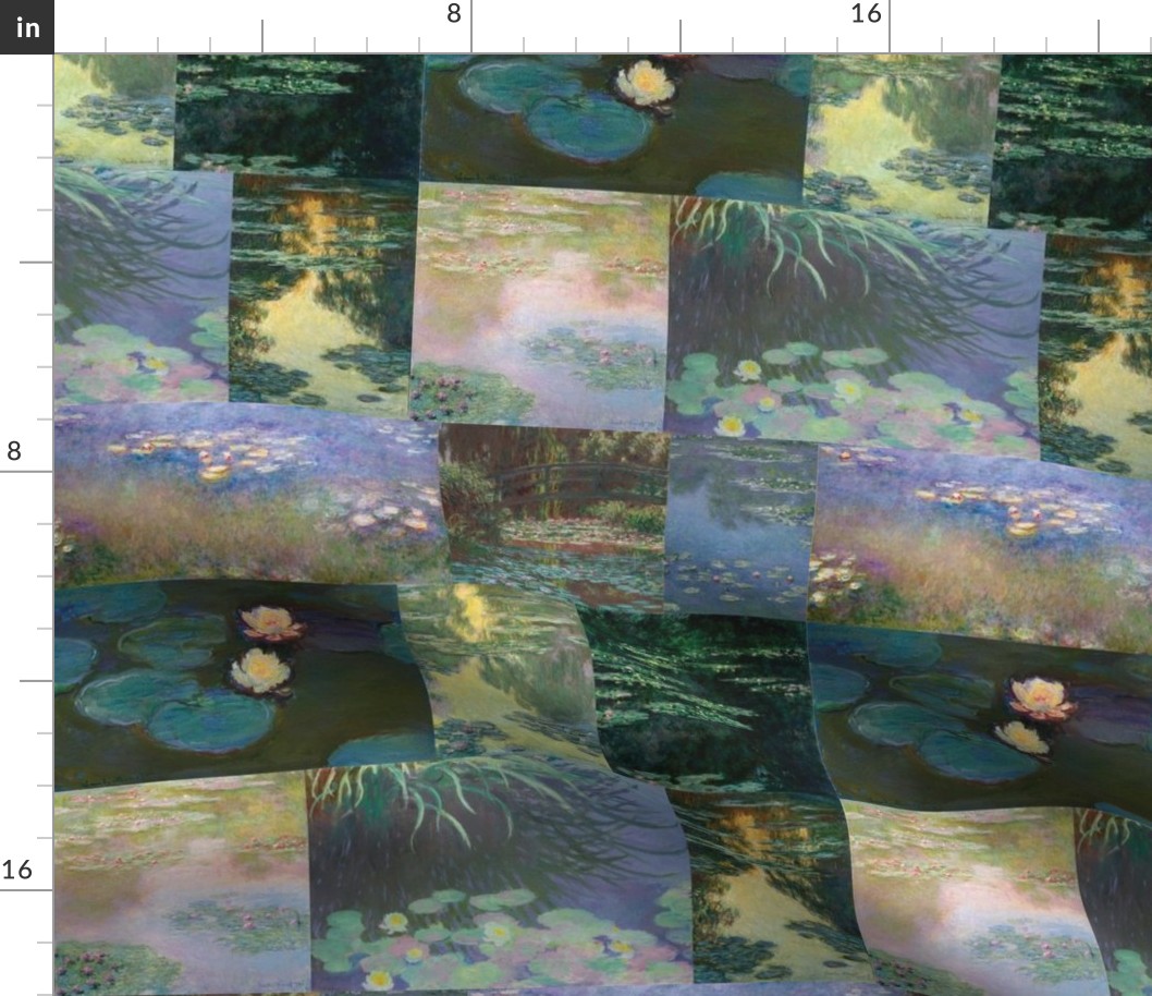 Monet's Waterlilies Quilt