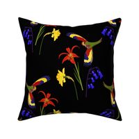 Lorikeet, Soaring into Spring #1 - black, medium 