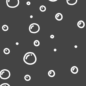 bubbles - dark grey