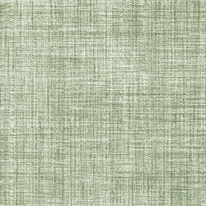 Boucle Linen Textured Fabric in Sage Green