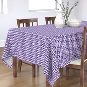 Medium - Layered Elephant Silhouette Checks in Violet Tones - 2-inch squares