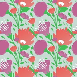 Solid Floral pattern 1a