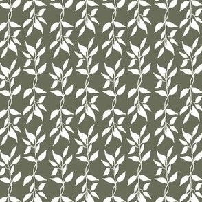 Green leaves blender print 